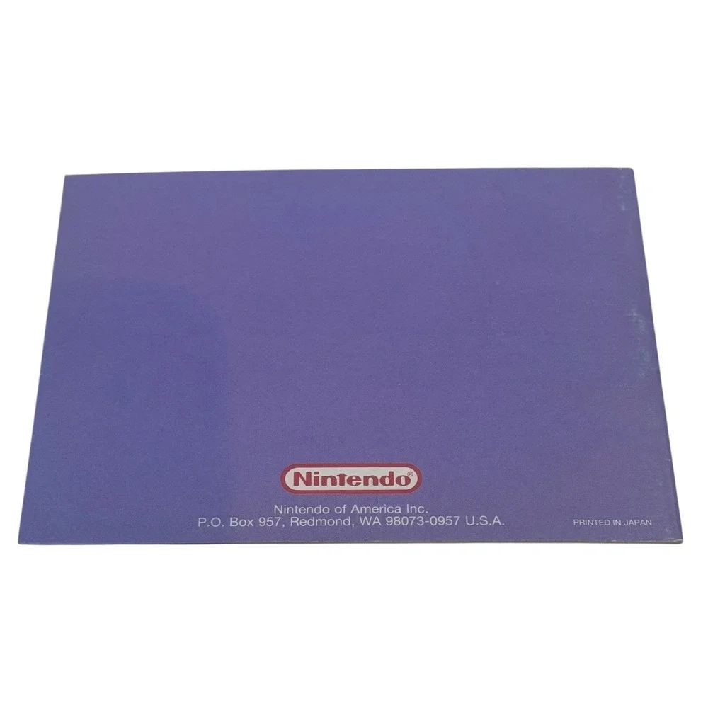 Nintendo Tetris NES Instruction Booklet Manual NES-EI-USA Original Purple